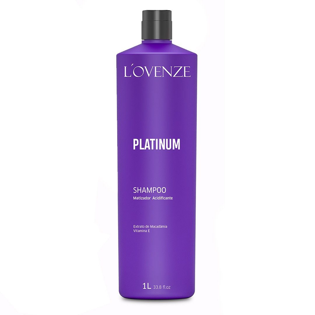 Platinum Therapy Shampoo Matizador — L'OVENZE Professional